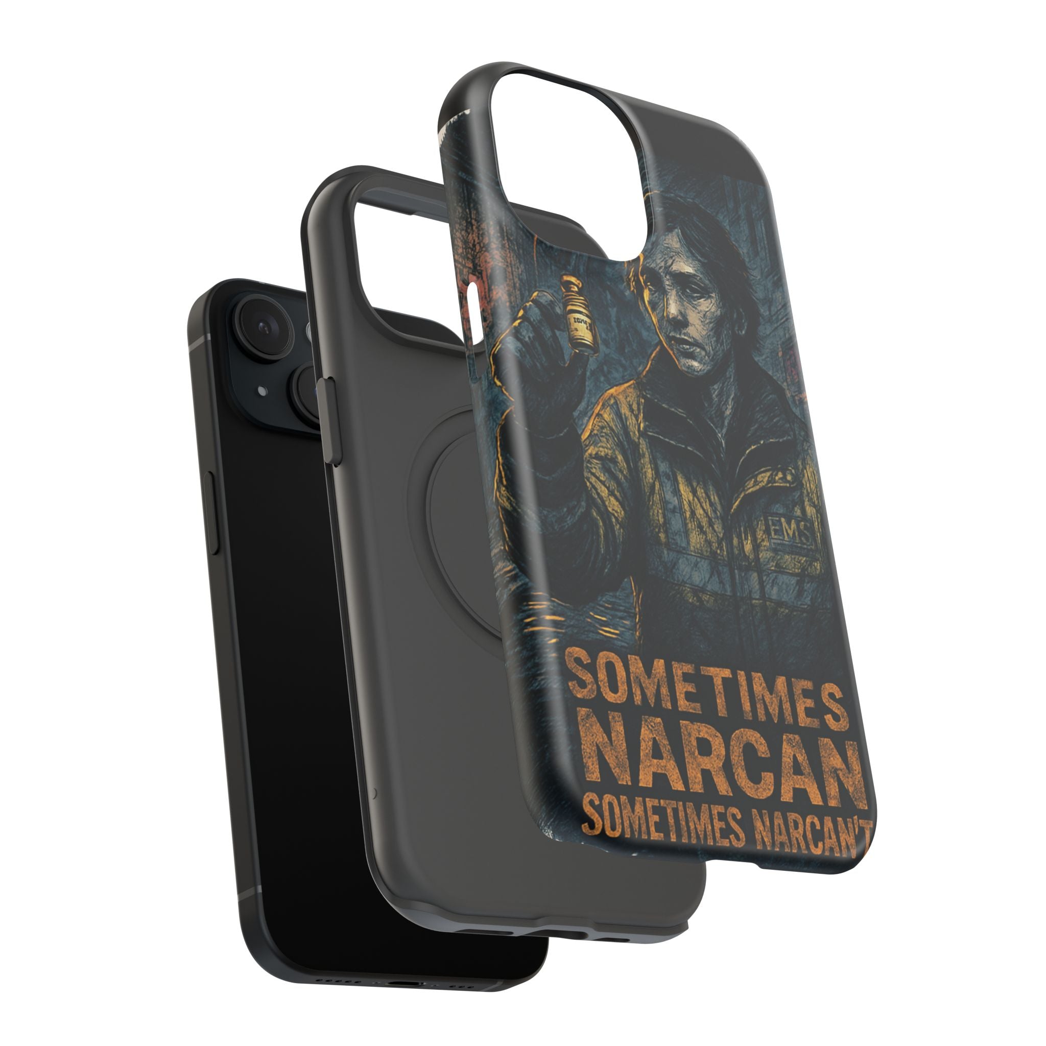 Resilient Phone Case: Sometimes Narcan, Emergency Services, First Responders Gift, Support Awareness, Durable Protection