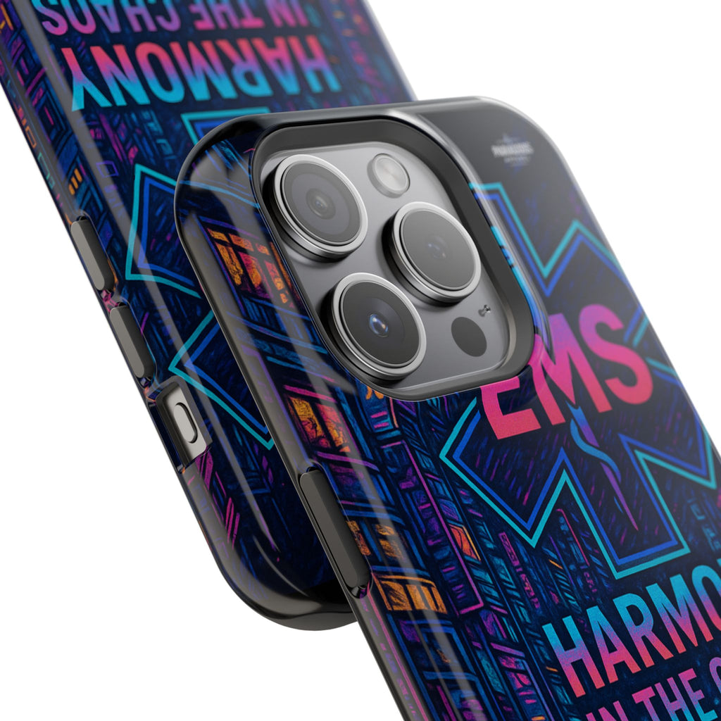 EMS Harmony in the Chaos Impact-Resistant Phone Case, Emergency Services Gift, Durable Phone Cover, Medic Accessories, EMT Merchandise