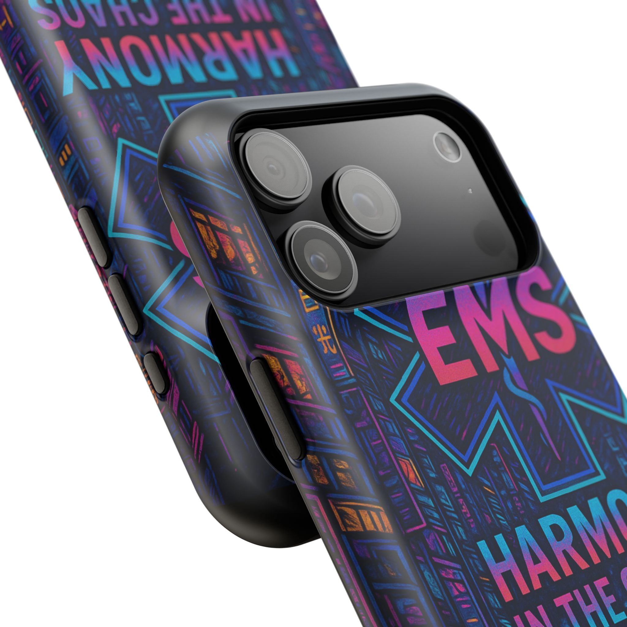 EMS Harmony in the Chaos Impact-Resistant Phone Case, Emergency Services Gift, Durable Phone Cover, Medic Accessories, EMT Merchandise