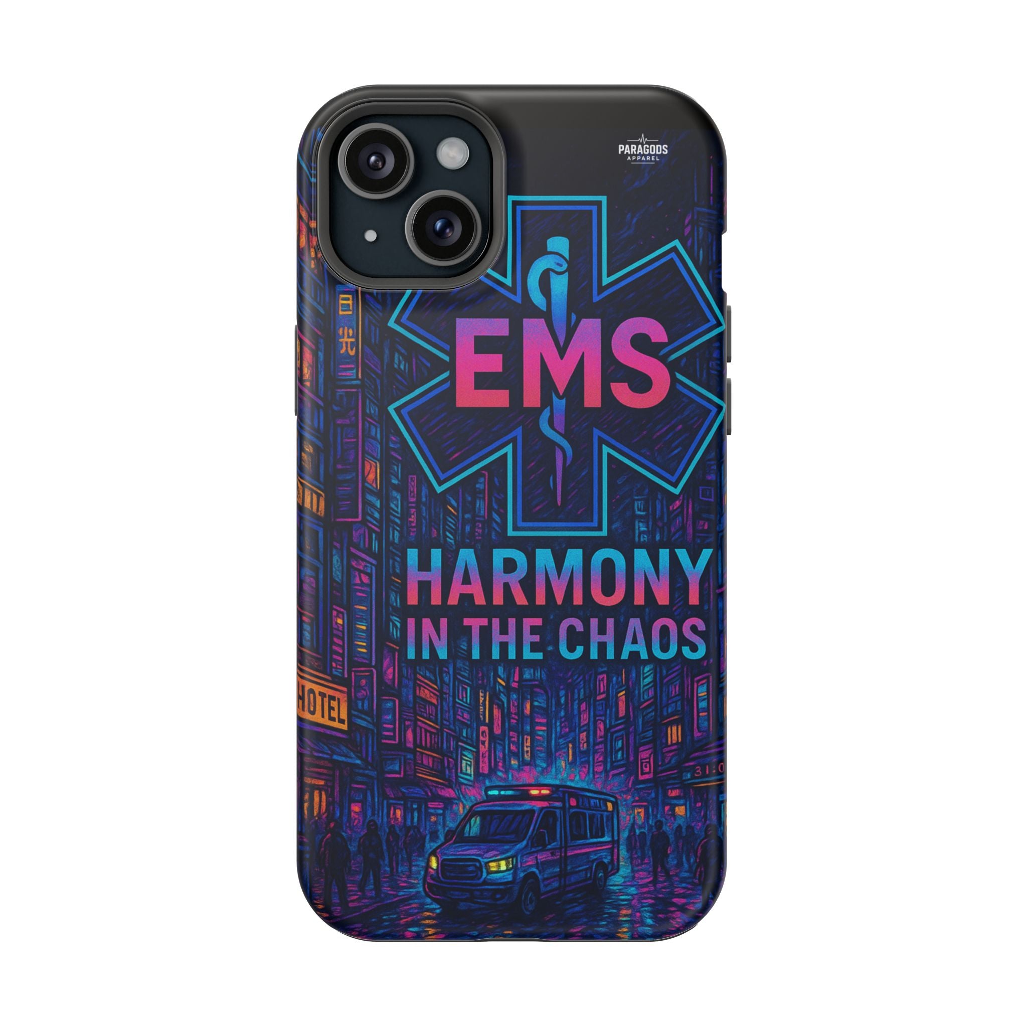 EMS Harmony in the Chaos Impact-Resistant Phone Case, Emergency Services Gift, Durable Phone Cover, Medic Accessories, EMT Merchandise