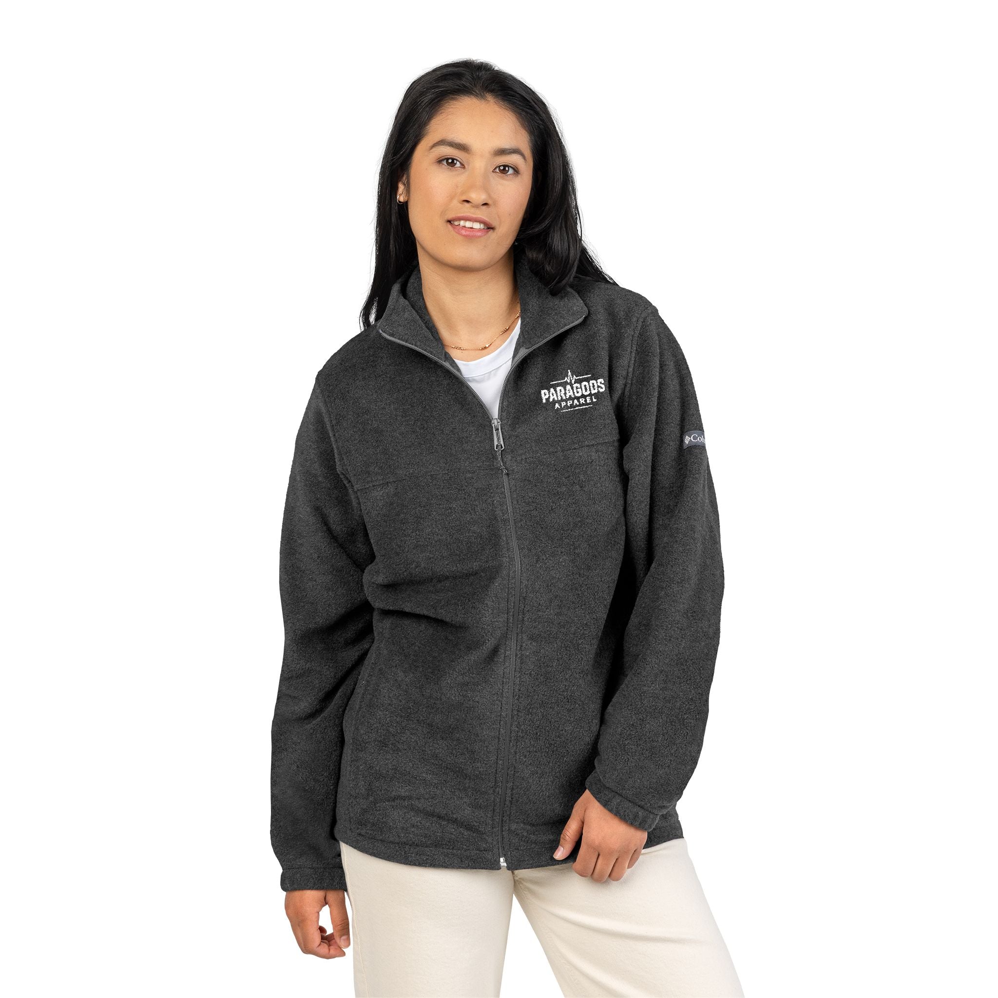 Cozy Unisex Fleece Jacket | Perfect for Outdoor Adventures, Casual Wear, Holiday Gifts, Embroidered Comfort