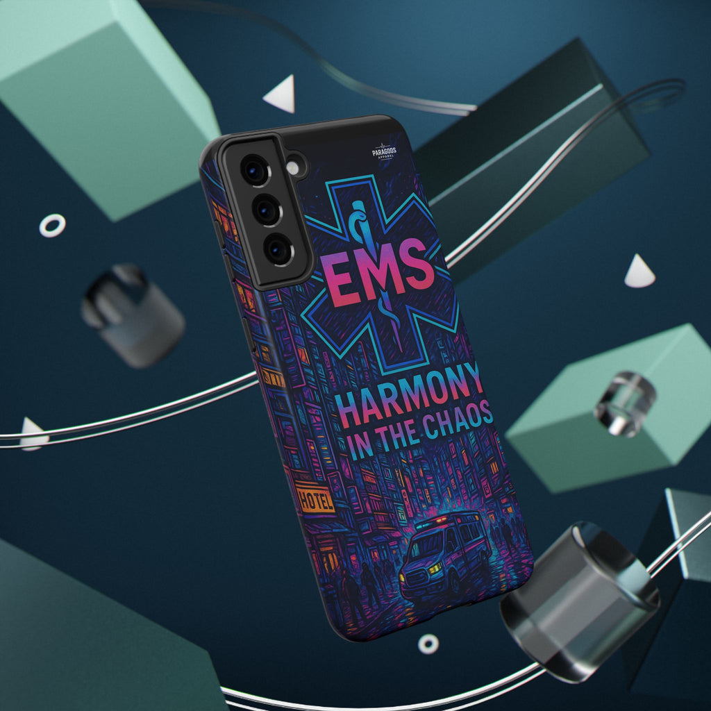 EMS Harmony in the Chaos Impact-Resistant Phone Case, Emergency Services Gift, Durable Phone Cover, Medic Accessories, EMT Merchandise