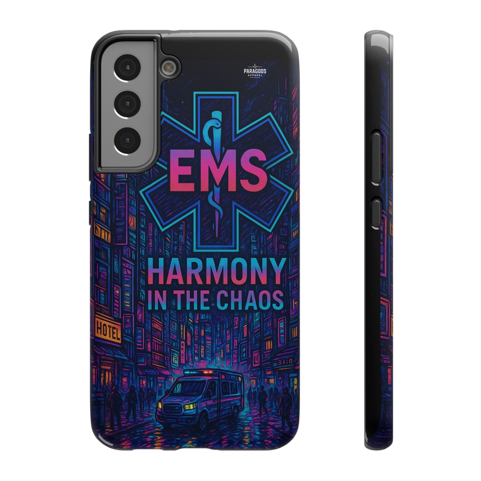 EMS Harmony in the Chaos Impact-Resistant Phone Case, Emergency Services Gift, Durable Phone Cover, Medic Accessories, EMT Merchandise