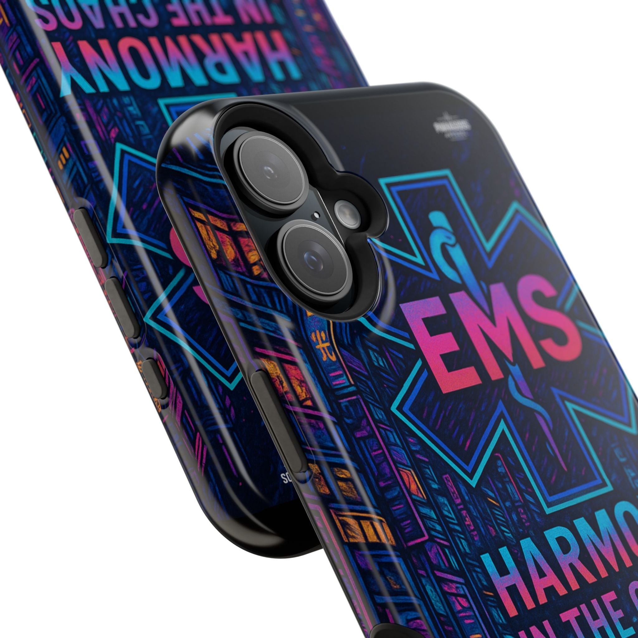 EMS Harmony in the Chaos Impact-Resistant Phone Case, Emergency Services Gift, Durable Phone Cover, Medic Accessories, EMT Merchandise