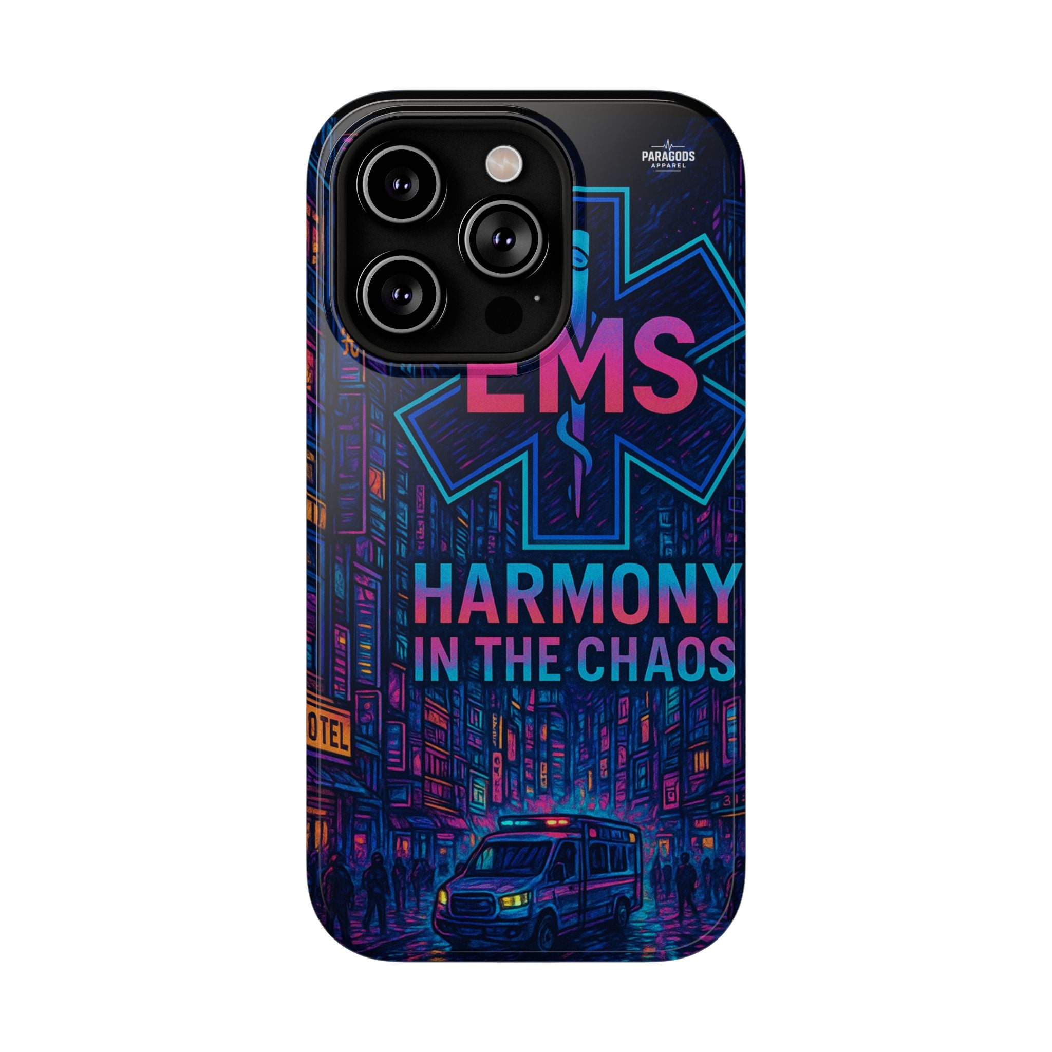 EMS Harmony in the Chaos Impact-Resistant Phone Case, Emergency Services Gift, Durable Phone Cover, Medic Accessories, EMT Merchandise