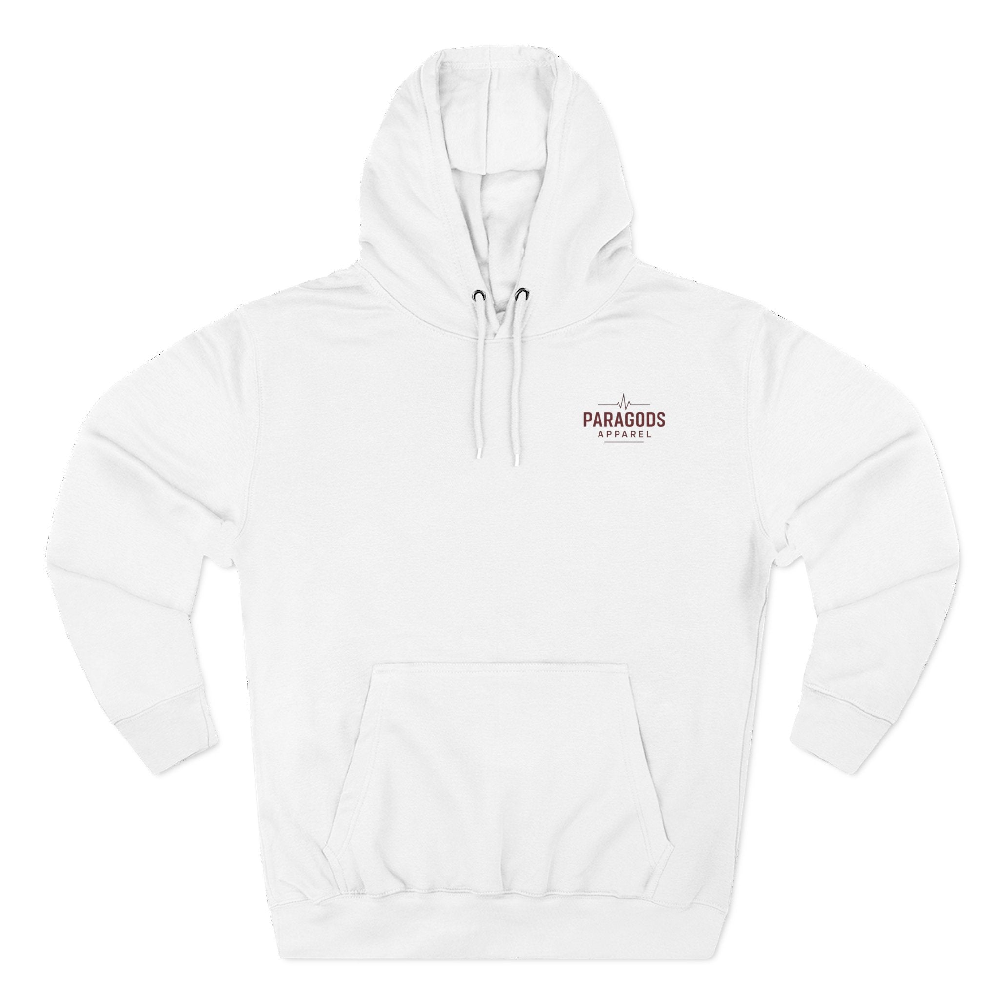 Three-Panel Fleece Hoodie - EMS-CAFFEINATE, DIB, REPEAT Design