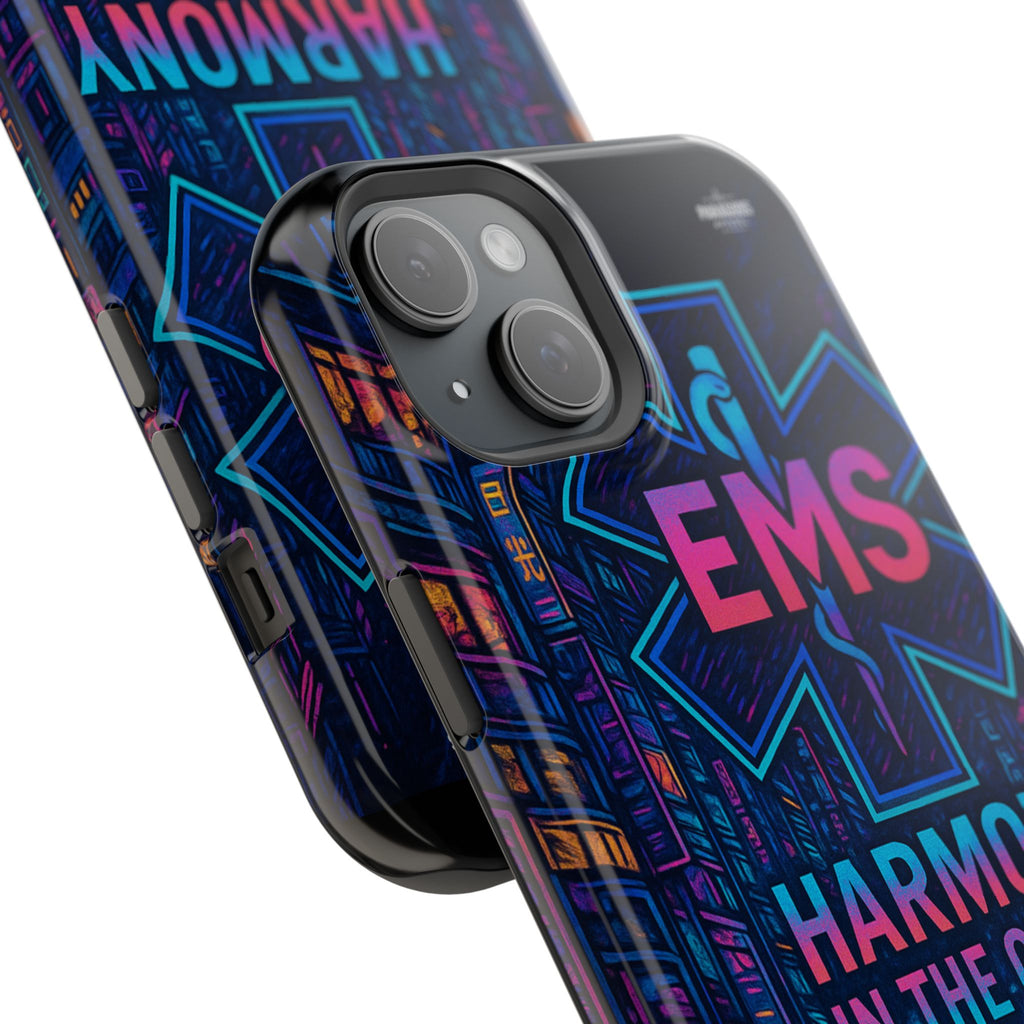 EMS Harmony in the Chaos Impact-Resistant Phone Case, Emergency Services Gift, Durable Phone Cover, Medic Accessories, EMT Merchandise