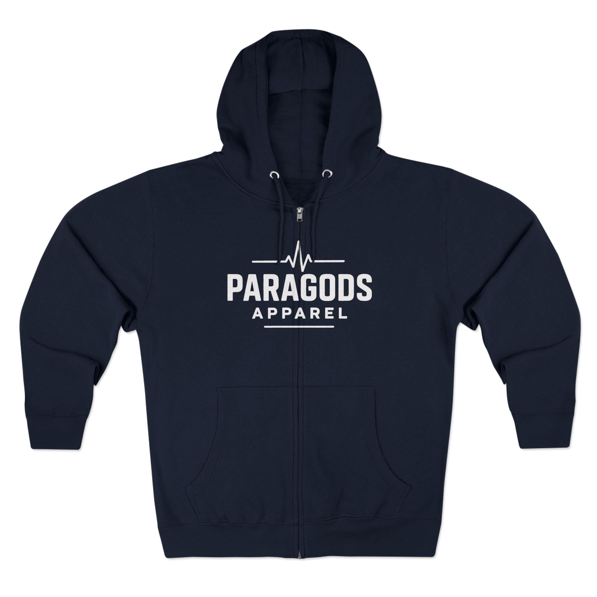 Paragods Logo Zip Hoodie with Unique Design, Casual Wear, Graphic Sweatshirt, Cozy Outerwear, Gift for Her, Gift for Him, Everyday [...]