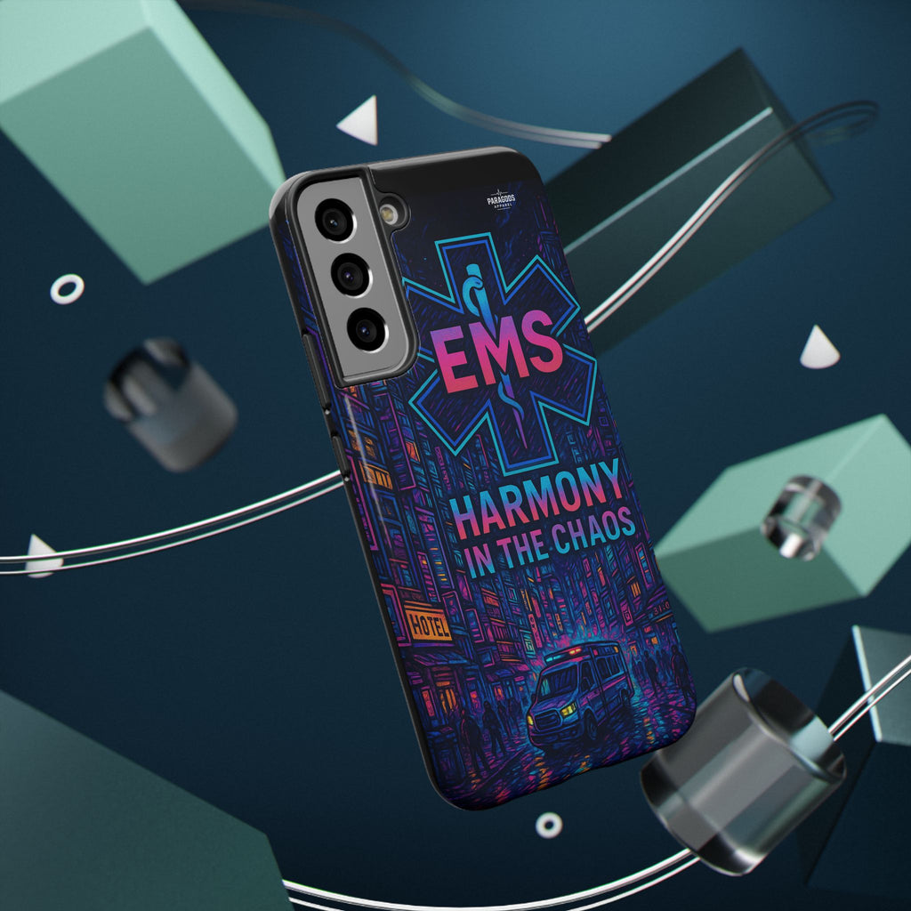 EMS Harmony in the Chaos Impact-Resistant Phone Case, Emergency Services Gift, Durable Phone Cover, Medic Accessories, EMT Merchandise