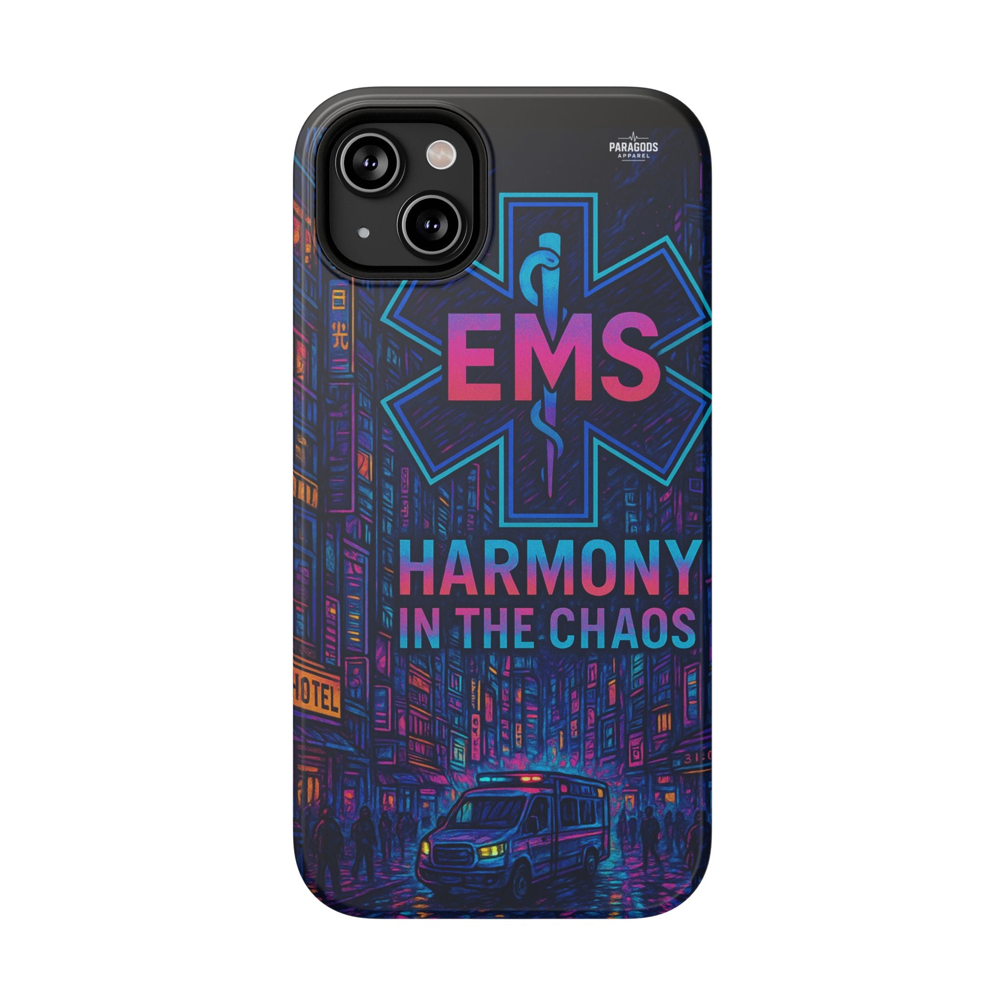 EMS Harmony in the Chaos Impact-Resistant Phone Case, Emergency Services Gift, Durable Phone Cover, Medic Accessories, EMT Merchandise