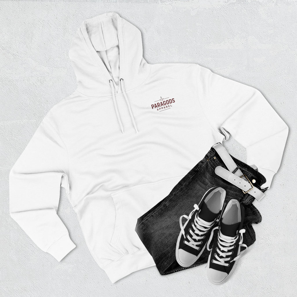 Three-Panel Fleece Hoodie - EMS-CAFFEINATE, DIB, REPEAT Design