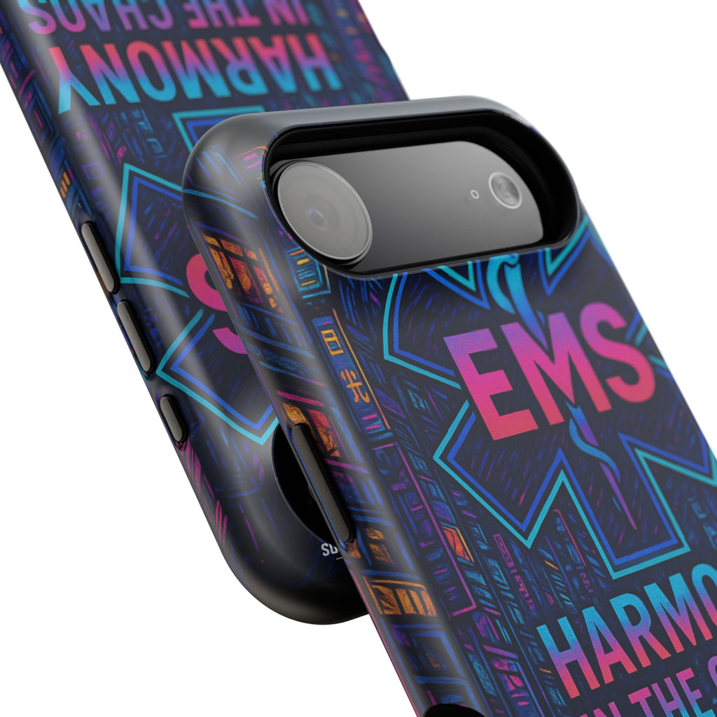 EMS Harmony in the Chaos Impact-Resistant Phone Case, Emergency Services Gift, Durable Phone Cover, Medic Accessories, EMT Merchandise