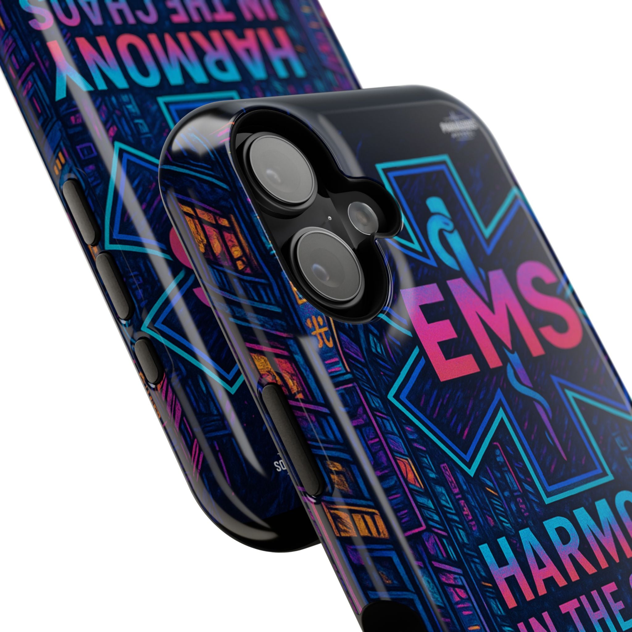 EMS Harmony in the Chaos Impact-Resistant Phone Case, Emergency Services Gift, Durable Phone Cover, Medic Accessories, EMT Merchandise
