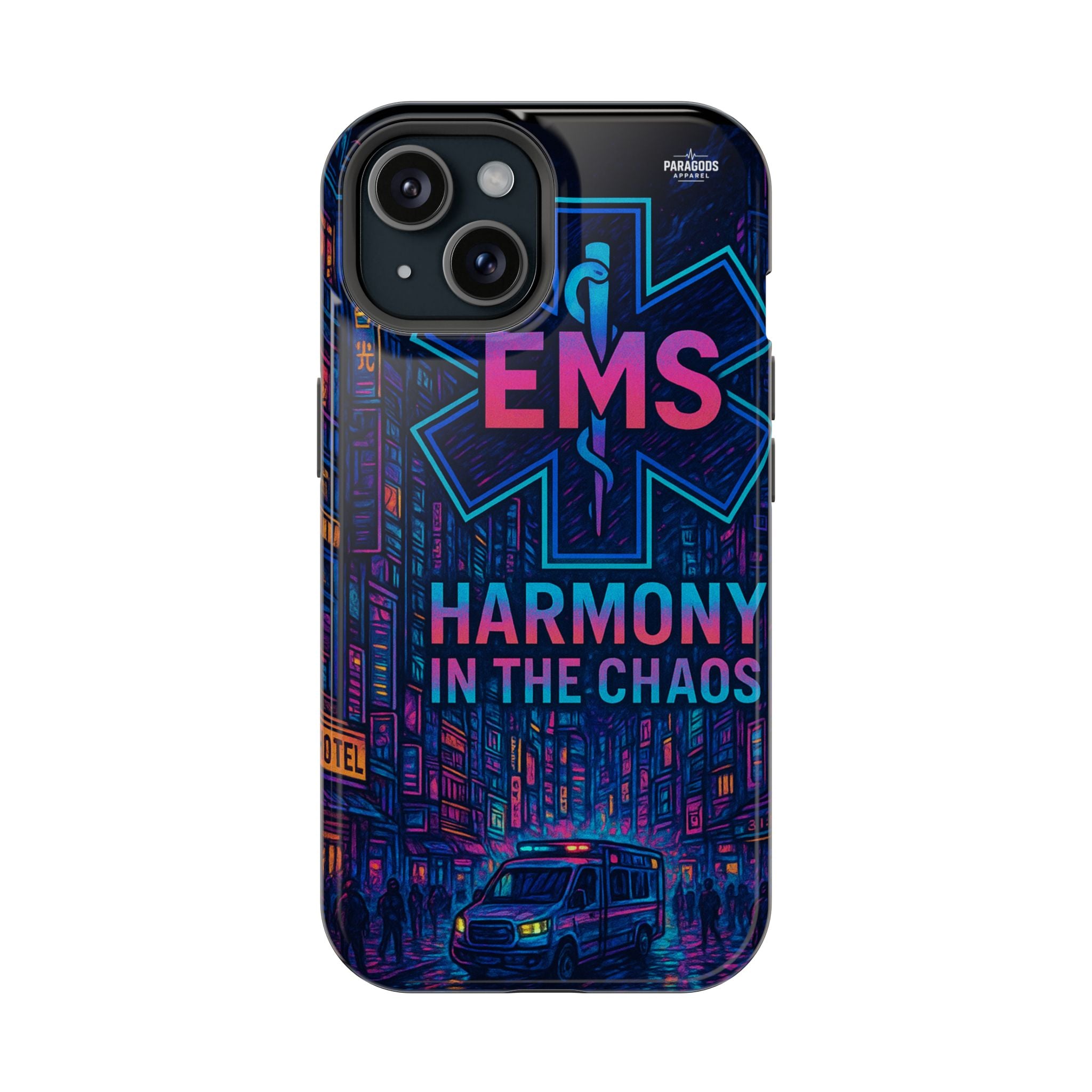 EMS Harmony in the Chaos Impact-Resistant Phone Case, Emergency Services Gift, Durable Phone Cover, Medic Accessories, EMT Merchandise