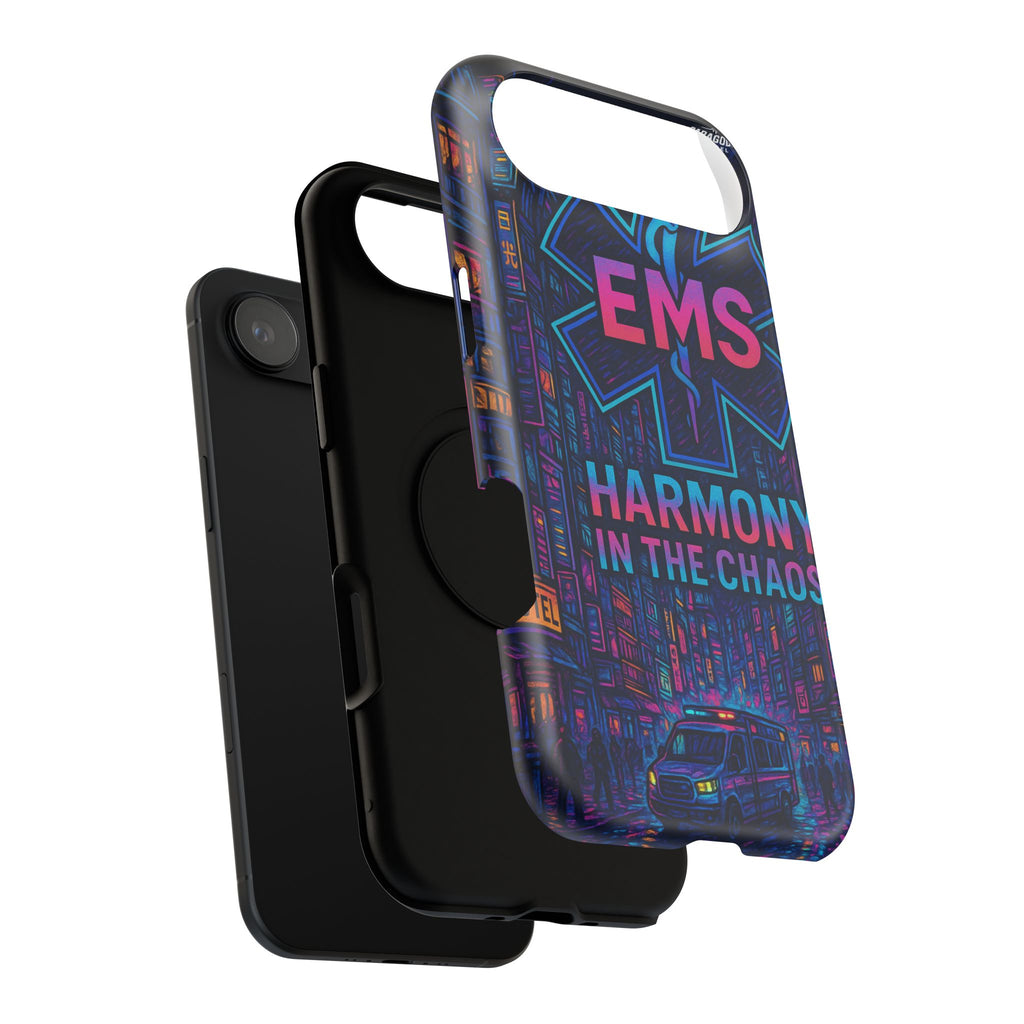 EMS Harmony in the Chaos Impact-Resistant Phone Case, Emergency Services Gift, Durable Phone Cover, Medic Accessories, EMT Merchandise