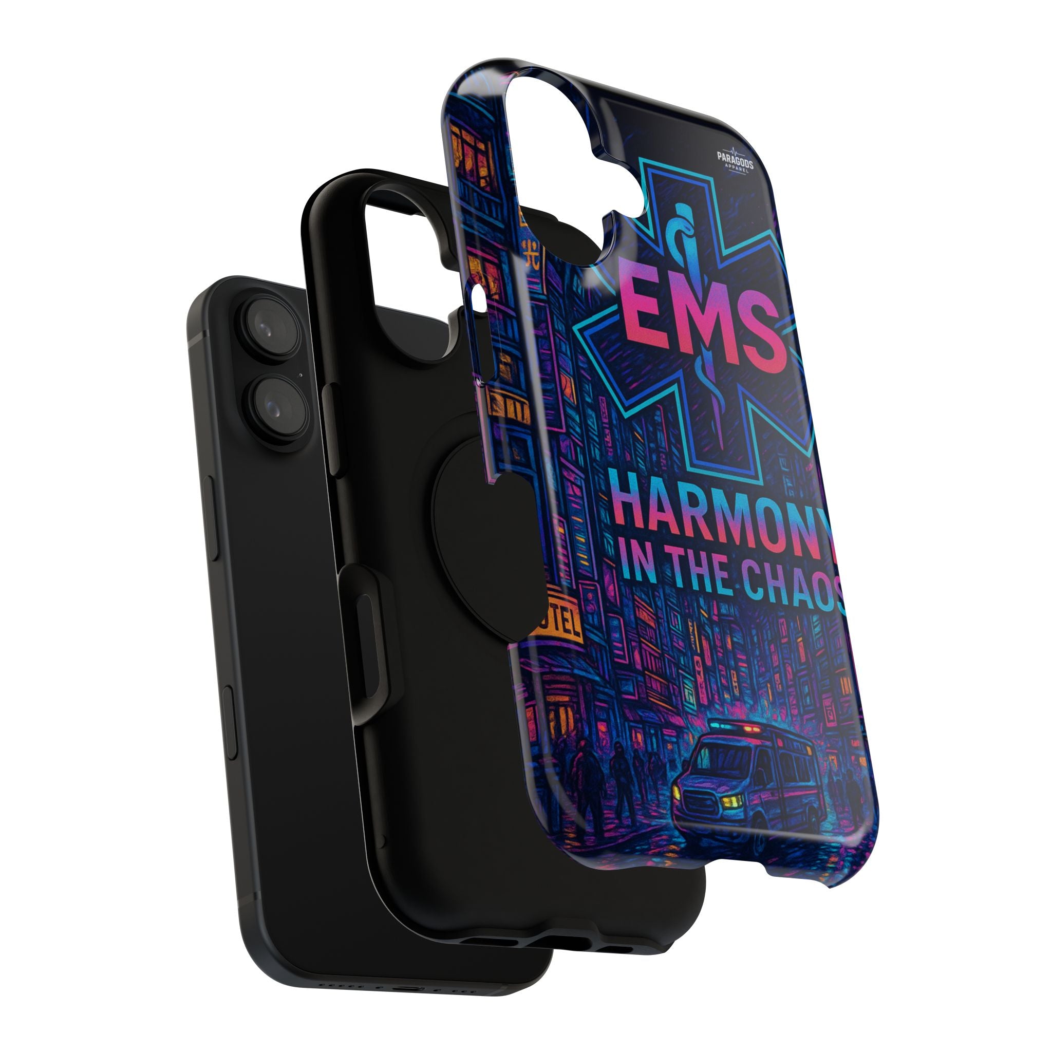 EMS Harmony in the Chaos Impact-Resistant Phone Case, Emergency Services Gift, Durable Phone Cover, Medic Accessories, EMT Merchandise