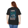 Christmas EMS Heavy Cotton Tee - Perfect Gift for Paramedics, First Responders, Holiday Cheer, Emergency Services, Festive Apparel