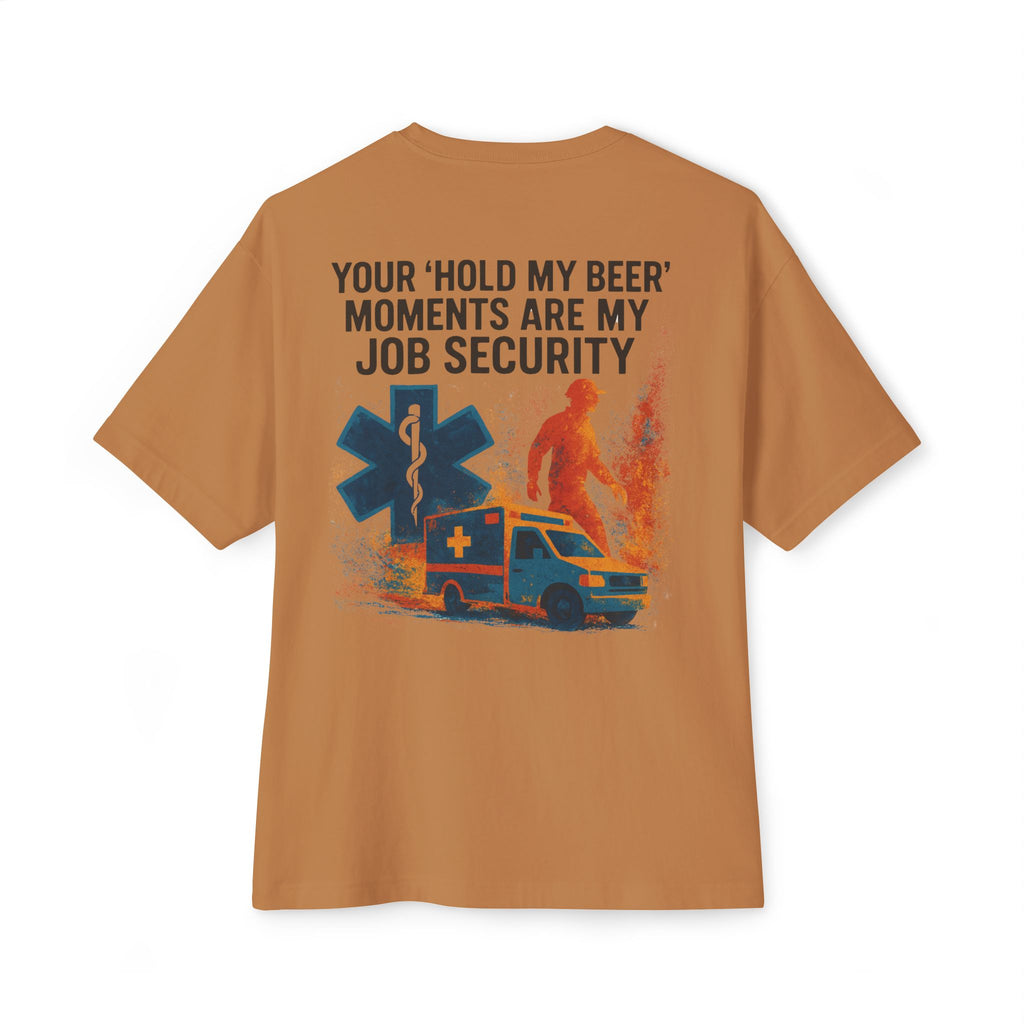 Oversized Box Tee - EMS Job Security Design