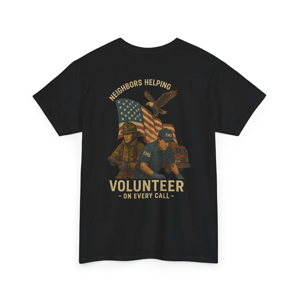 Neighbors Helping, Volunteer Spirit, Patriotic Shirt for Community Heroes, Gift for First Responders