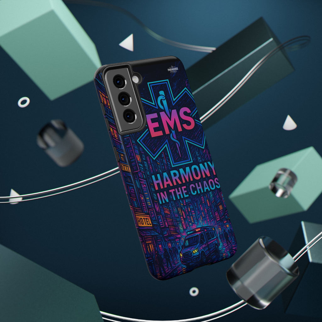 EMS Harmony in the Chaos Impact-Resistant Phone Case, Emergency Services Gift, Durable Phone Cover, Medic Accessories, EMT Merchandise