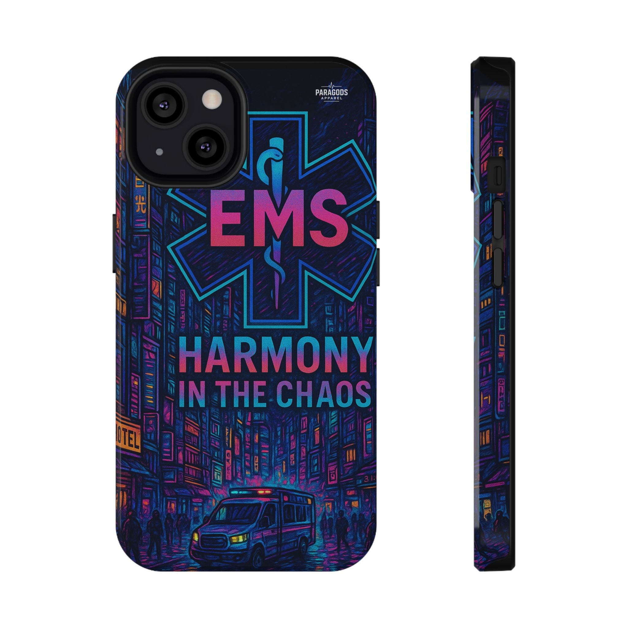 EMS Harmony in the Chaos Impact-Resistant Phone Case, Emergency Services Gift, Durable Phone Cover, Medic Accessories, EMT Merchandise