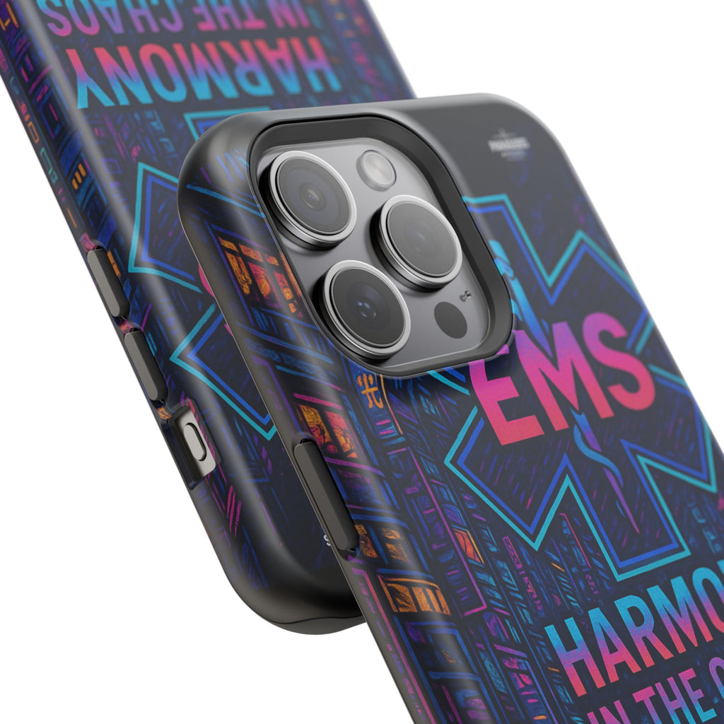 EMS Harmony in the Chaos Impact-Resistant Phone Case, Emergency Services Gift, Durable Phone Cover, Medic Accessories, EMT Merchandise