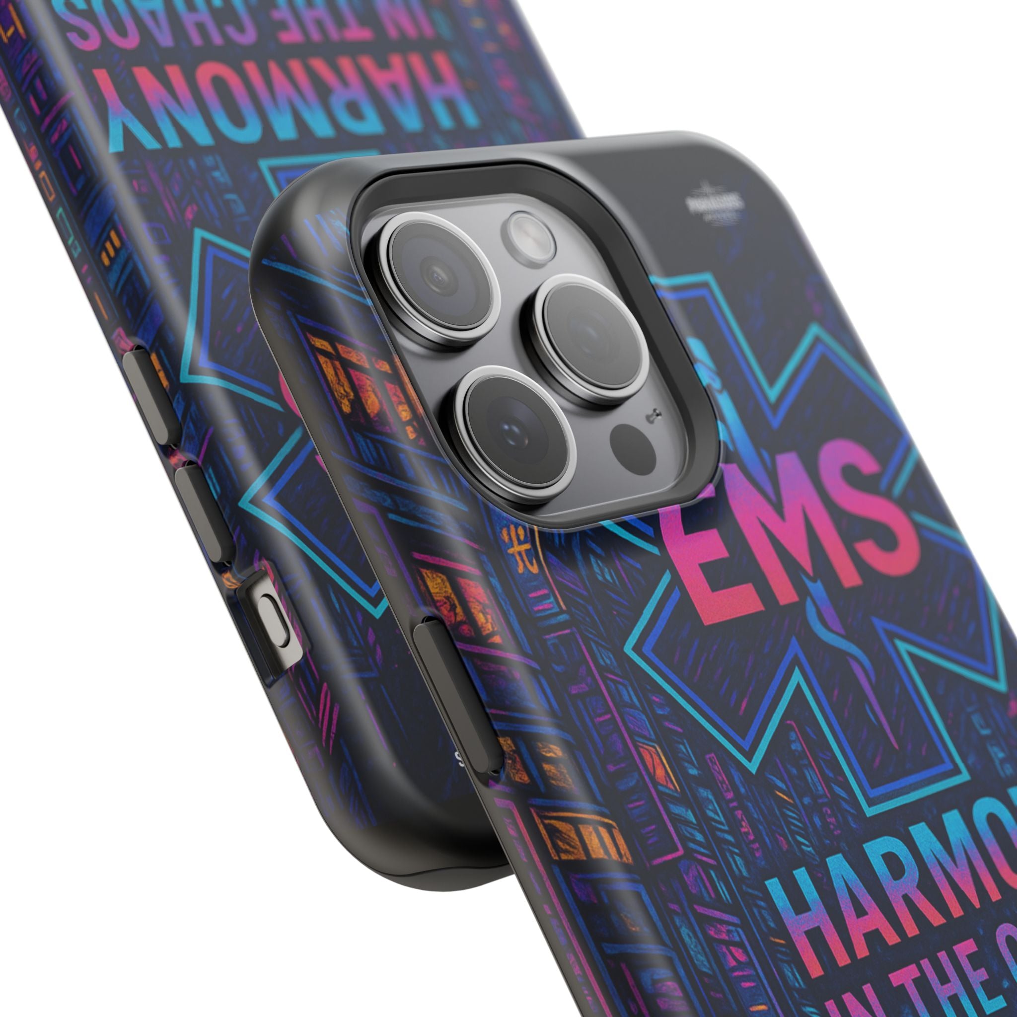 EMS Harmony in the Chaos Impact-Resistant Phone Case, Emergency Services Gift, Durable Phone Cover, Medic Accessories, EMT Merchandise