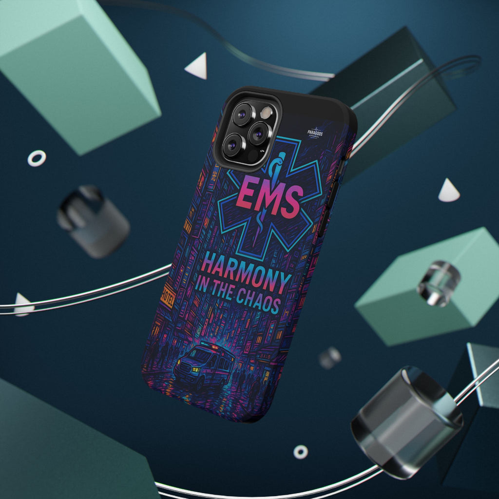 EMS Harmony in the Chaos Impact-Resistant Phone Case, Emergency Services Gift, Durable Phone Cover, Medic Accessories, EMT Merchandise