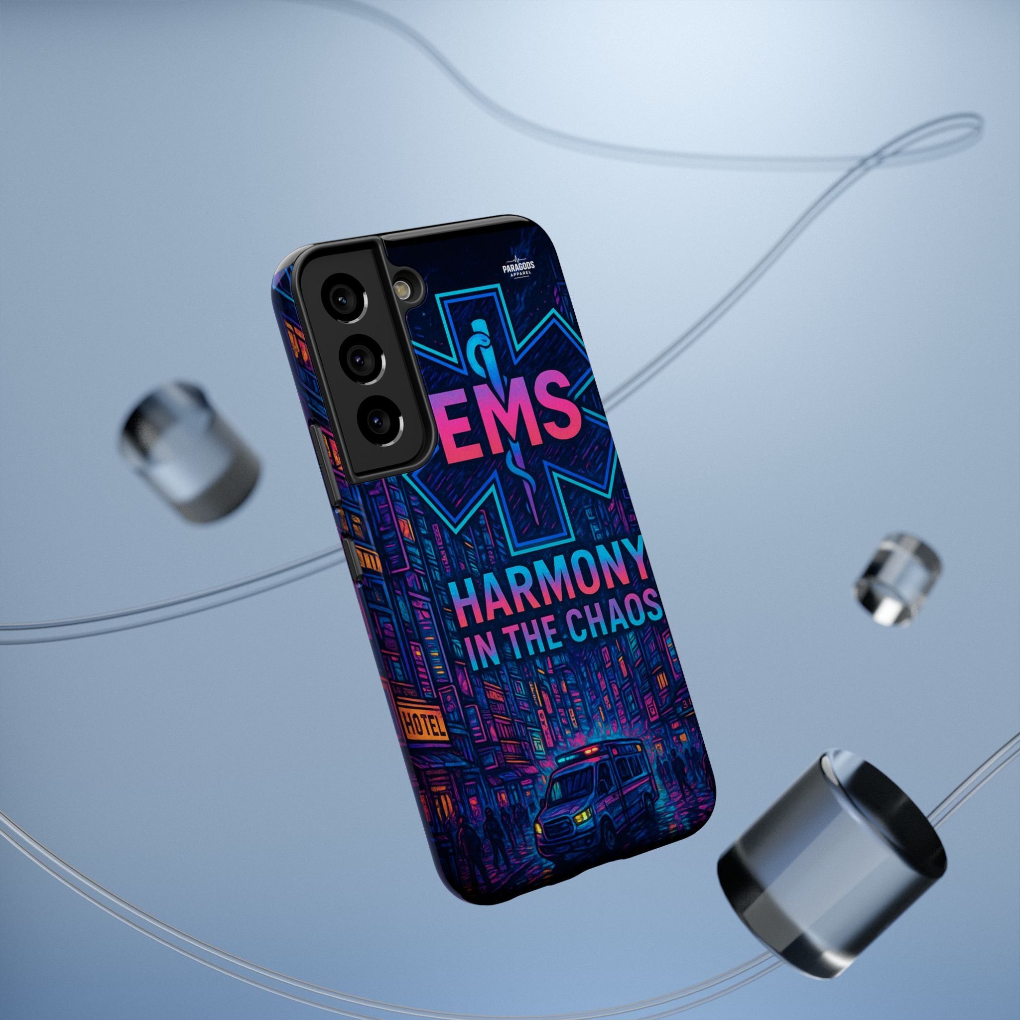 EMS Harmony in the Chaos Impact-Resistant Phone Case, Emergency Services Gift, Durable Phone Cover, Medic Accessories, EMT Merchandise