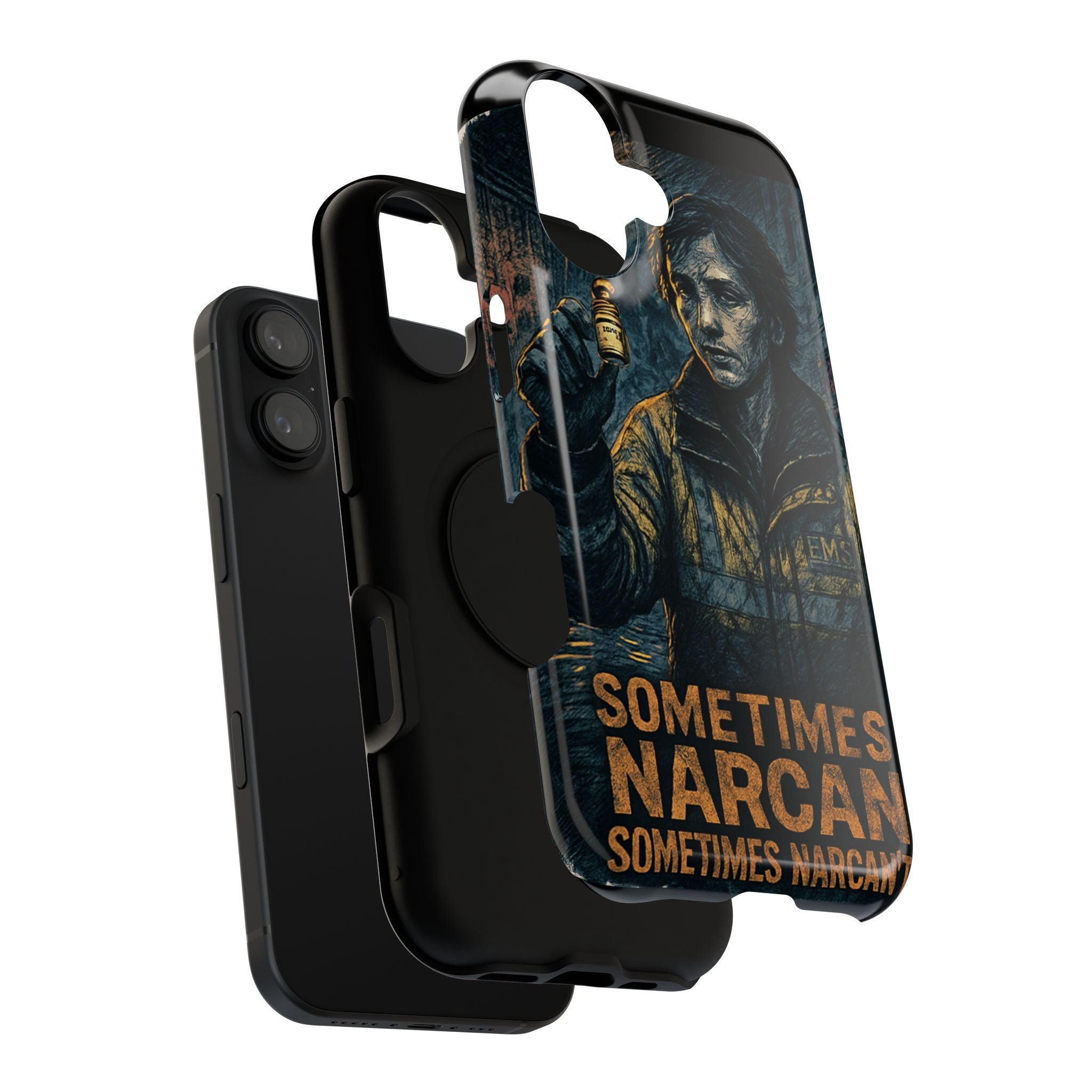 Resilient Phone Case: Sometimes Narcan, Emergency Services, First Responders Gift, Support Awareness, Durable Protection