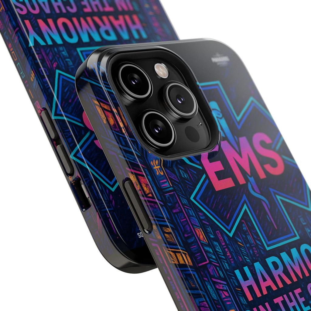 EMS Harmony in the Chaos Impact-Resistant Phone Case, Emergency Services Gift, Durable Phone Cover, Medic Accessories, EMT Merchandise