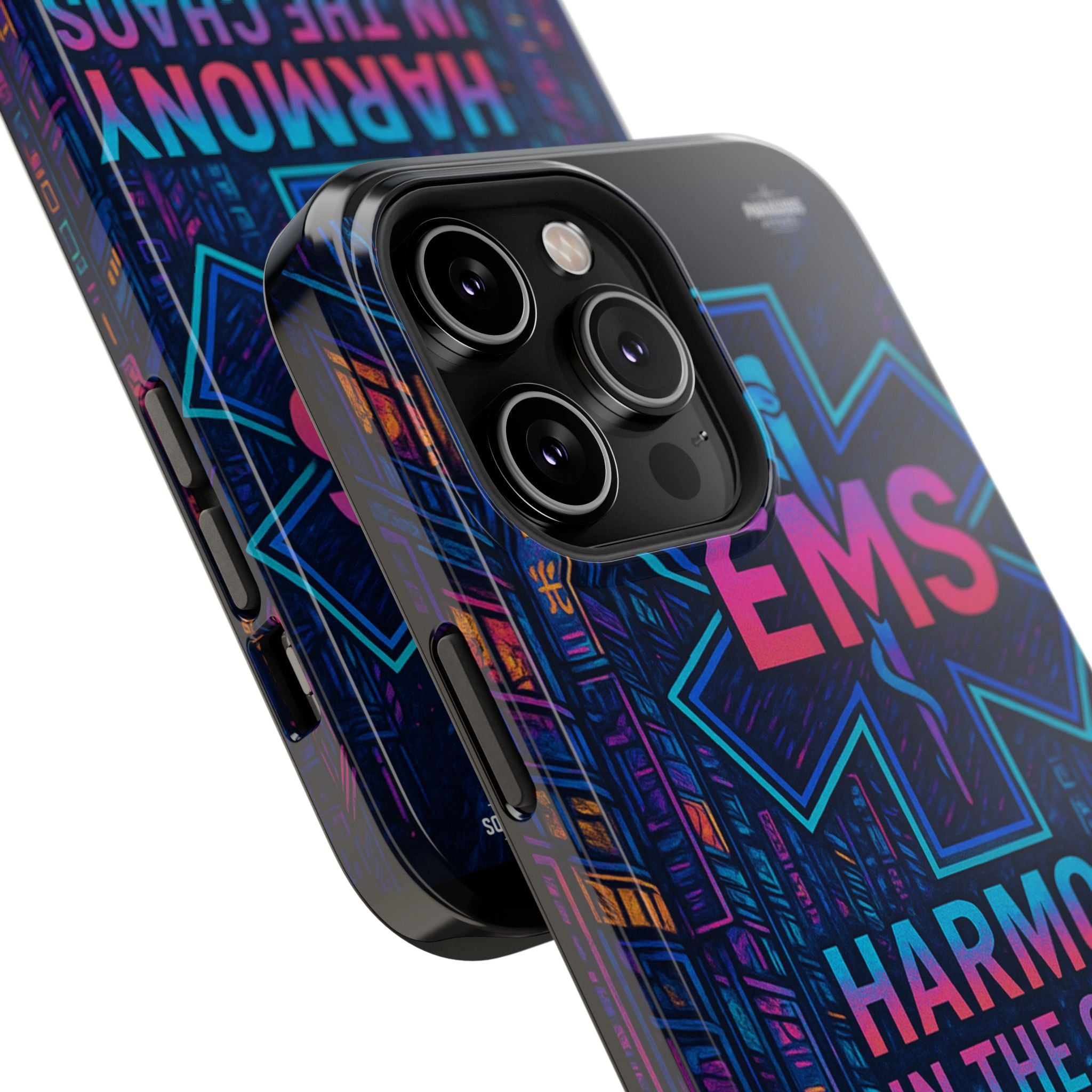EMS Harmony in the Chaos Impact-Resistant Phone Case, Emergency Services Gift, Durable Phone Cover, Medic Accessories, EMT Merchandise