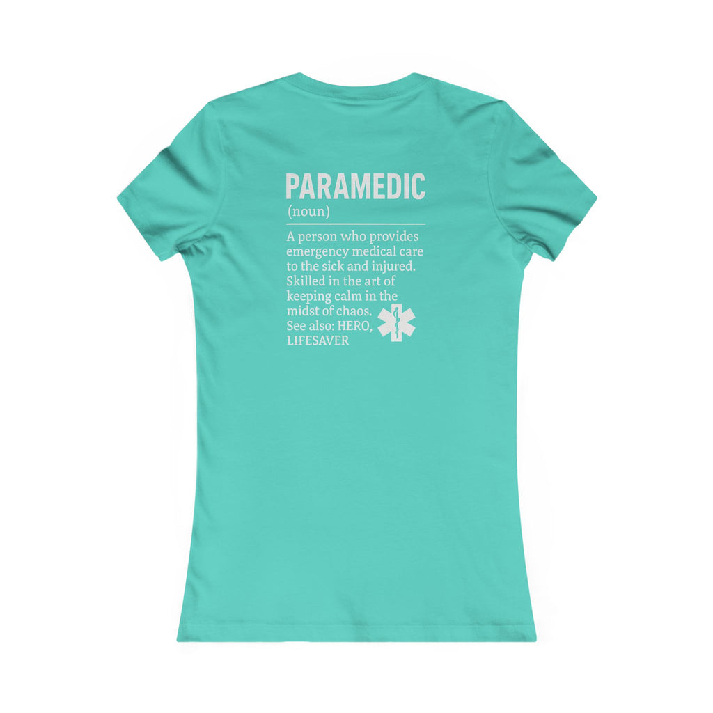 Womens Ems Paramedic Tee - Quirky Humor Shirt for Creatives, DIY Enthusiasts, Gift for Crafters, Fun Graphic T-Shirt