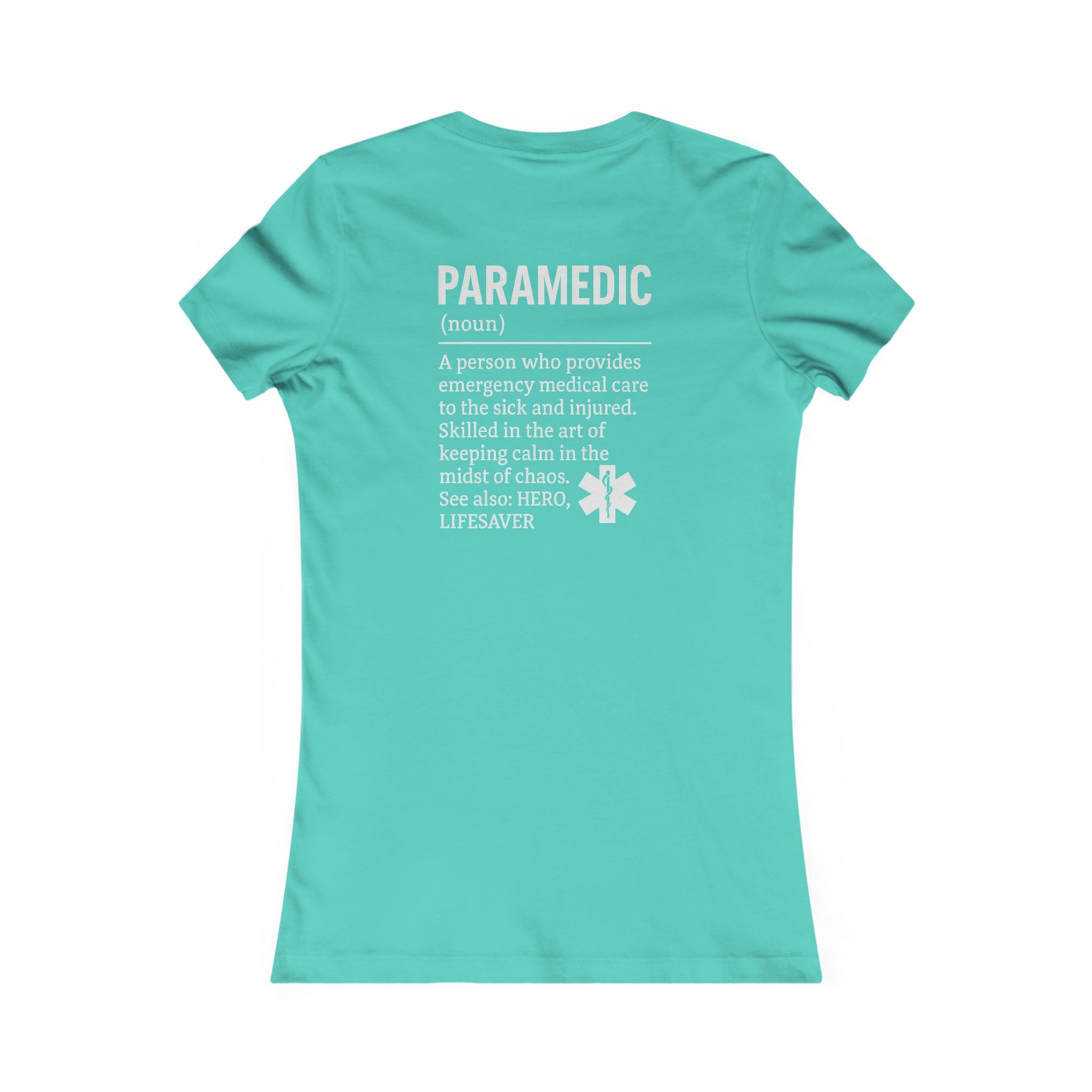 Womens Ems Paramedic Tee - Quirky Humor Shirt for Creatives, DIY Enthusiasts, Gift for Crafters, Fun Graphic T-Shirt