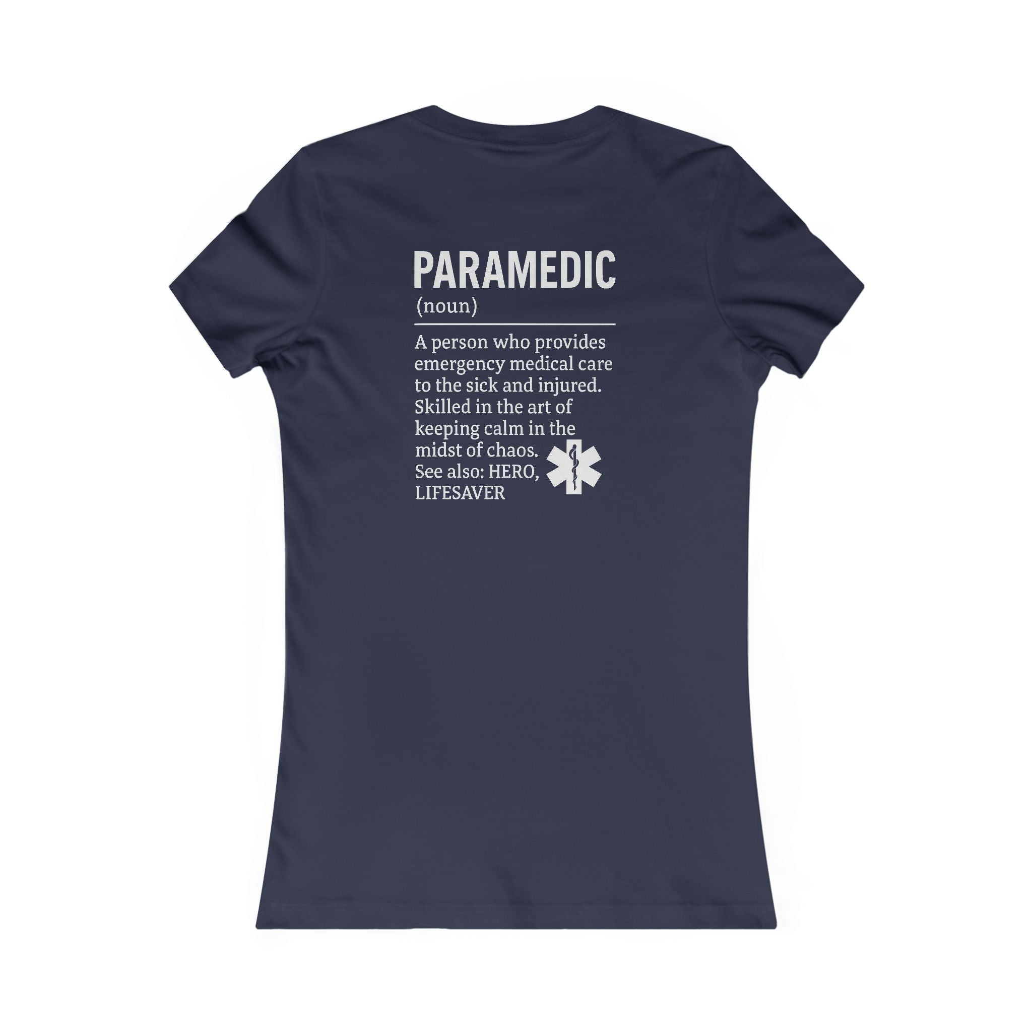 Womens Ems Paramedic Tee - Quirky Humor Shirt for Creatives, DIY Enthusiasts, Gift for Crafters, Fun Graphic T-Shirt
