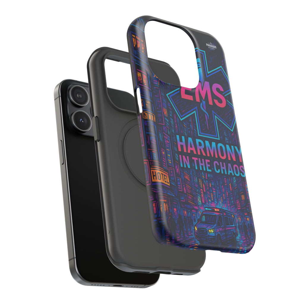 EMS Harmony in the Chaos Impact-Resistant Phone Case, Emergency Services Gift, Durable Phone Cover, Medic Accessories, EMT Merchandise