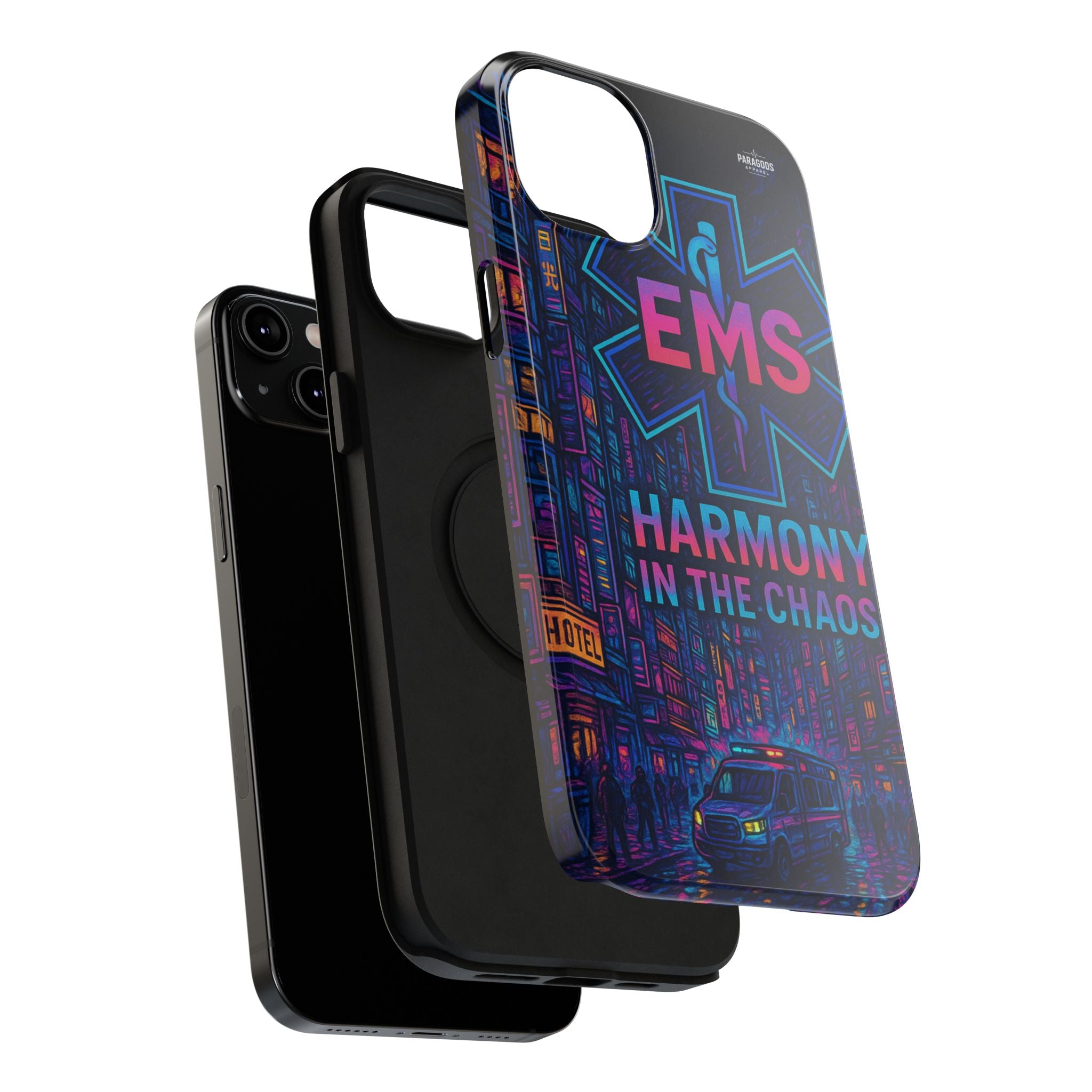 EMS Harmony in the Chaos Impact-Resistant Phone Case, Emergency Services Gift, Durable Phone Cover, Medic Accessories, EMT Merchandise