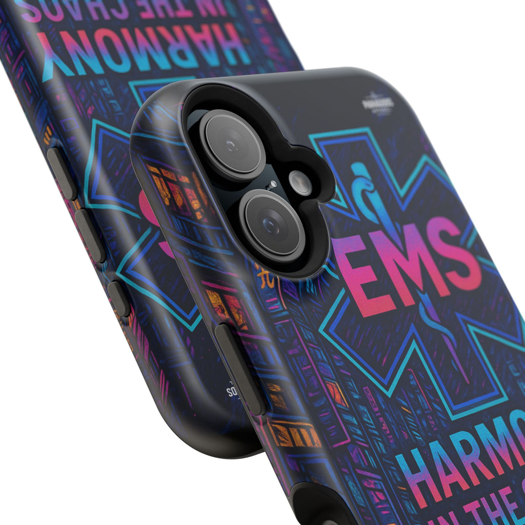 EMS Harmony in the Chaos Impact-Resistant Phone Case, Emergency Services Gift, Durable Phone Cover, Medic Accessories, EMT Merchandise